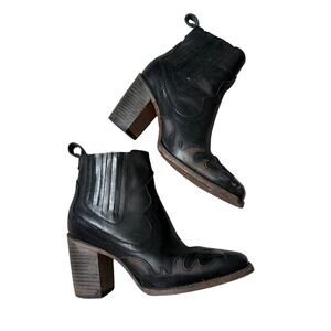 Freebird Paula Black Brown Western Boots Size 8